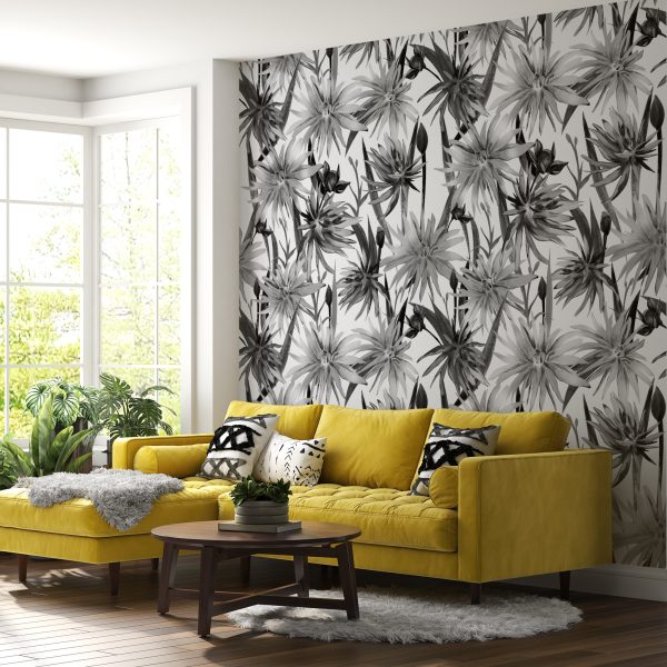 Foto murale Lule të zeza që çelin