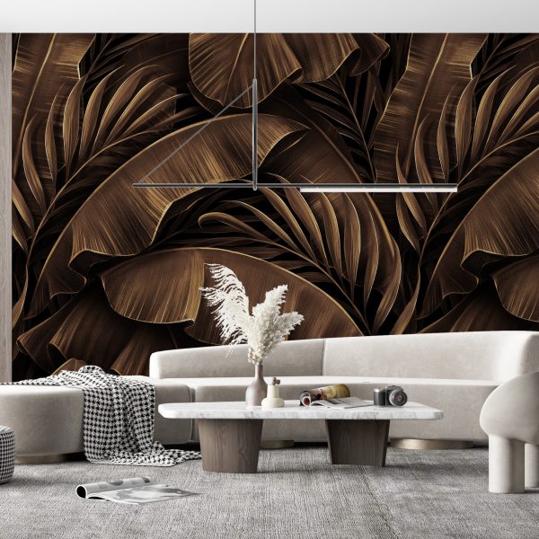 Foto murale Gjethe çokollate