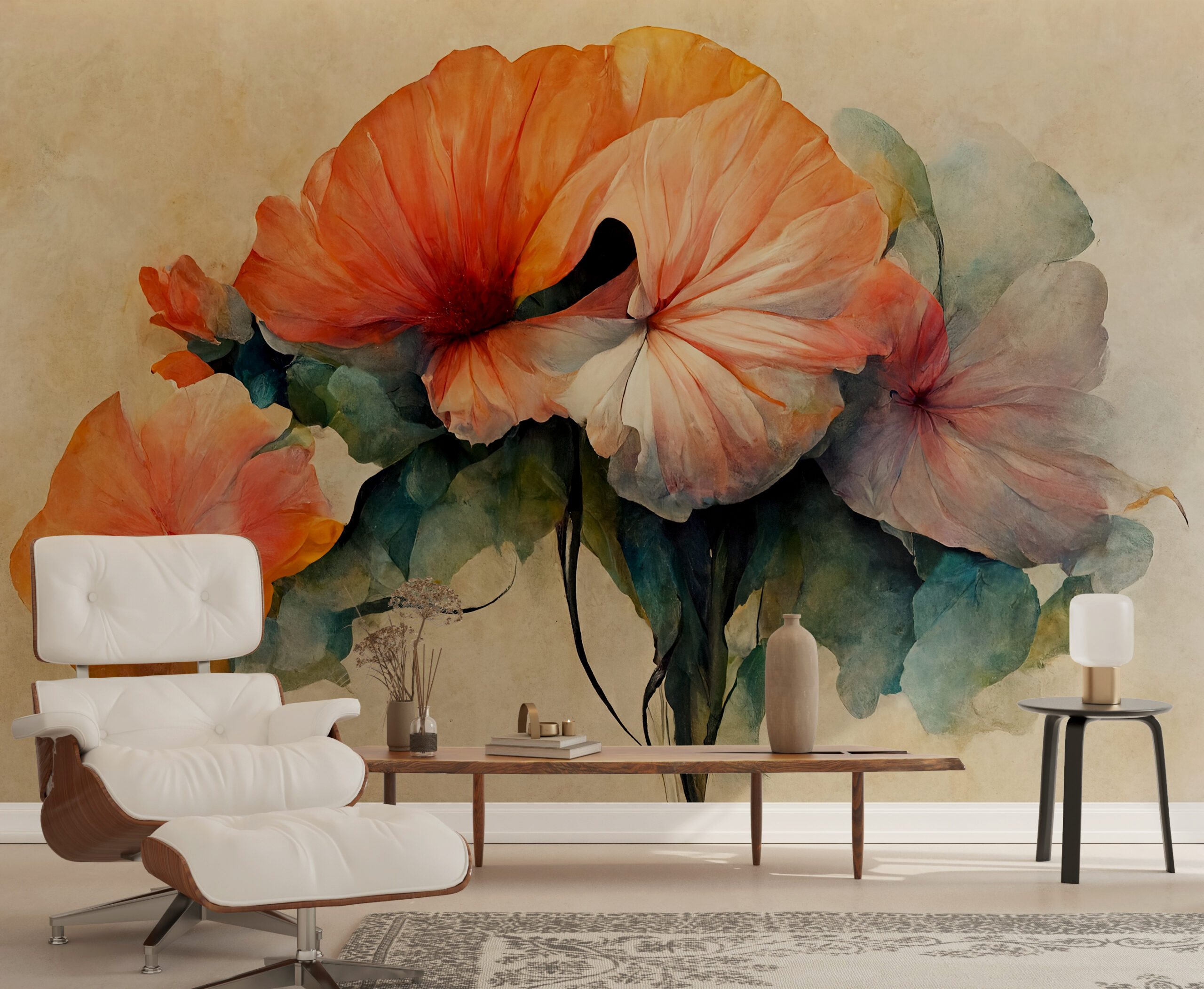 Foto murale Buqetë e Kuqe