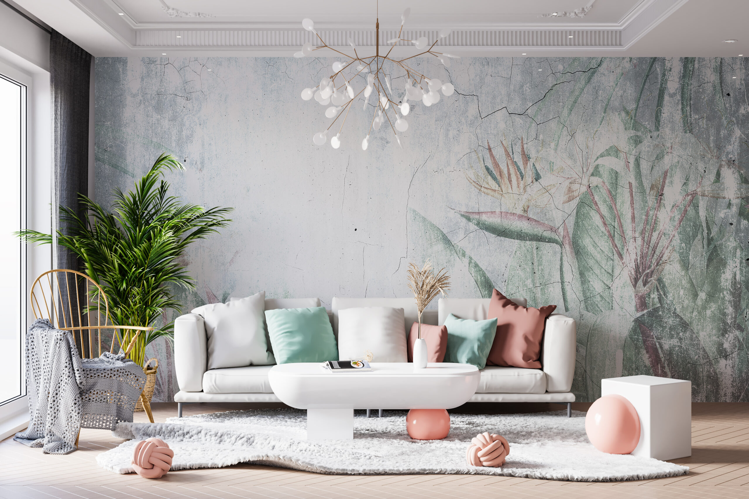 Foto murale Shkëlqimi i dikurshëm i Strelitzias