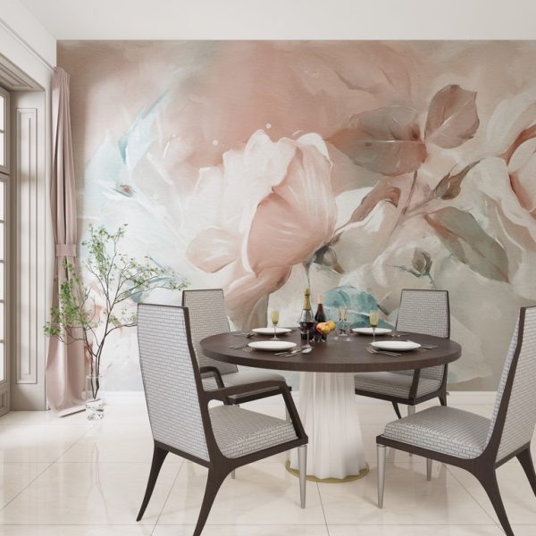 Foto murale Petale delikate trëndafili