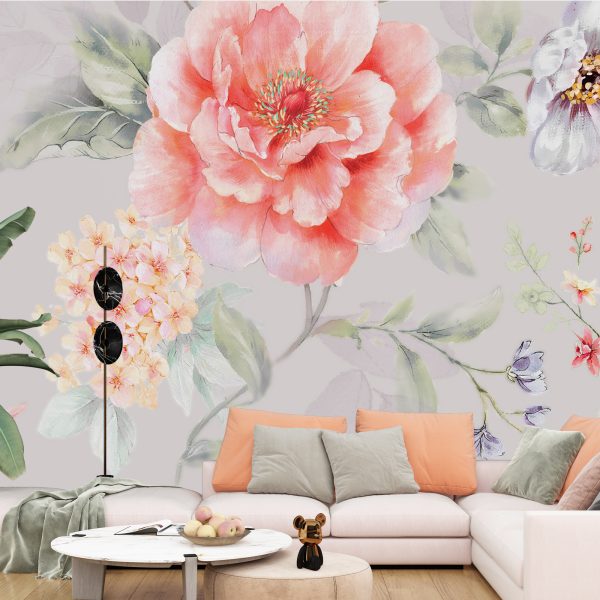 Foto murale Lule delikate rozë