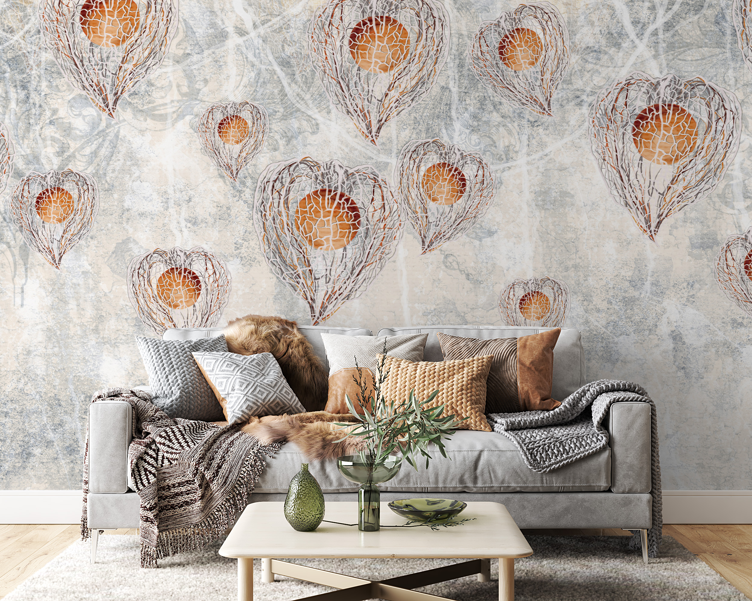 Foto murale Shiu i gjetheve të fizalisit