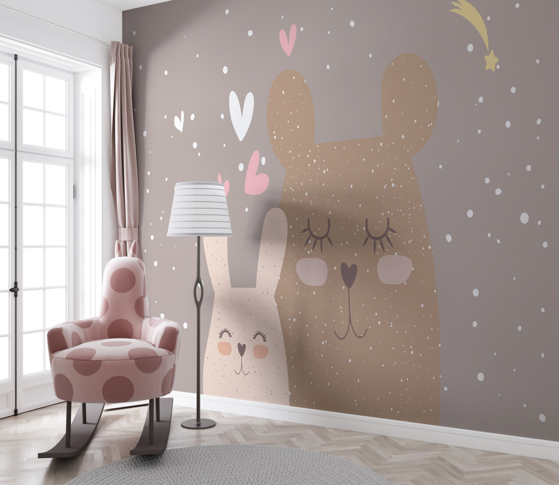 Foto murale Dy lepuj që flenë