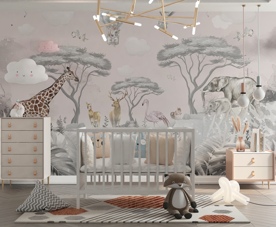 Foto murale Kafshë të egra për fëmijë