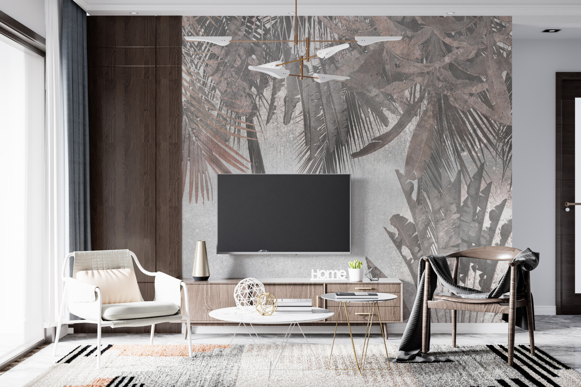 Foto murale Tifozë ekzotikësh