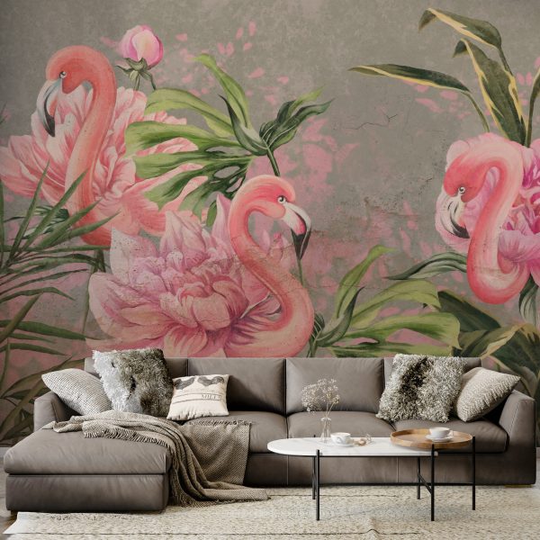 Foto murale Flamingot si lulet
