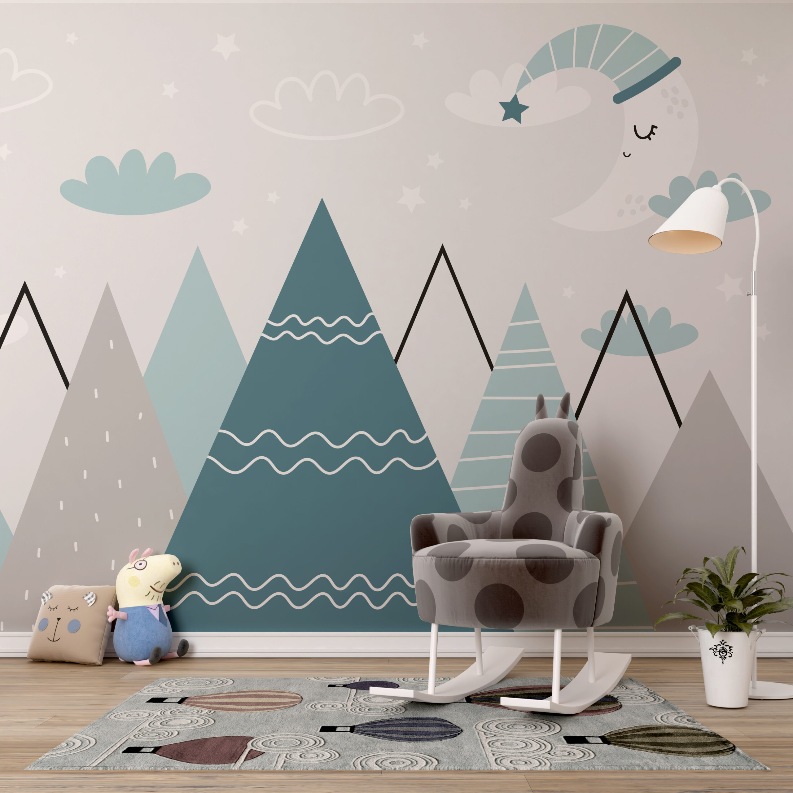 Foto murale Malet natën