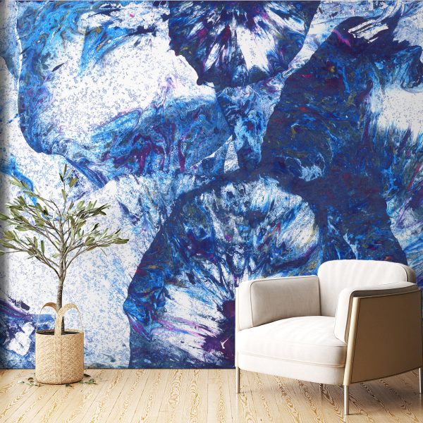 Foto murale Valë blu marine