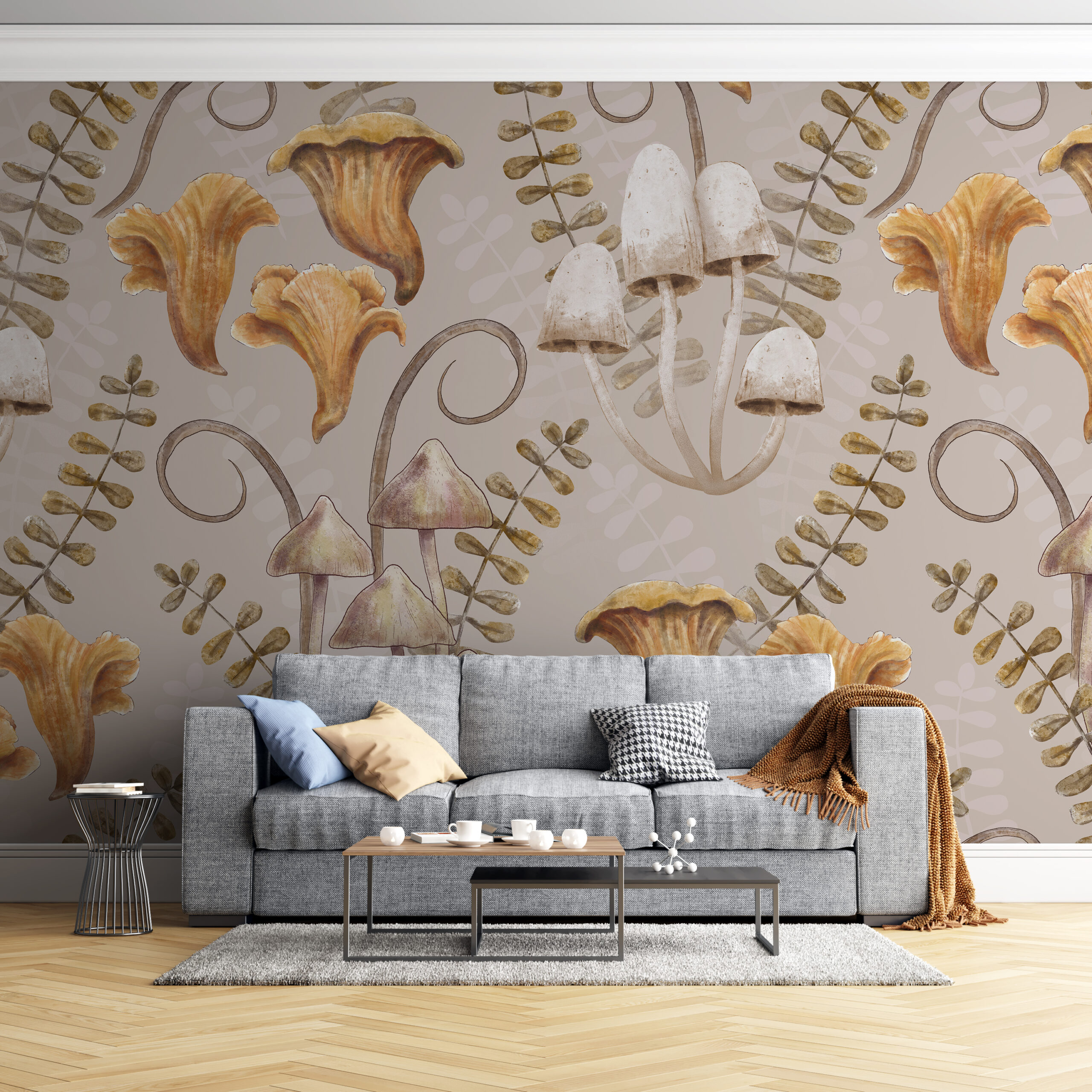 Foto murale Kërpudha në Mur