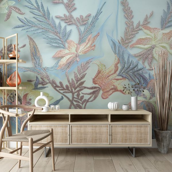 Foto murale Lule të qëndisura