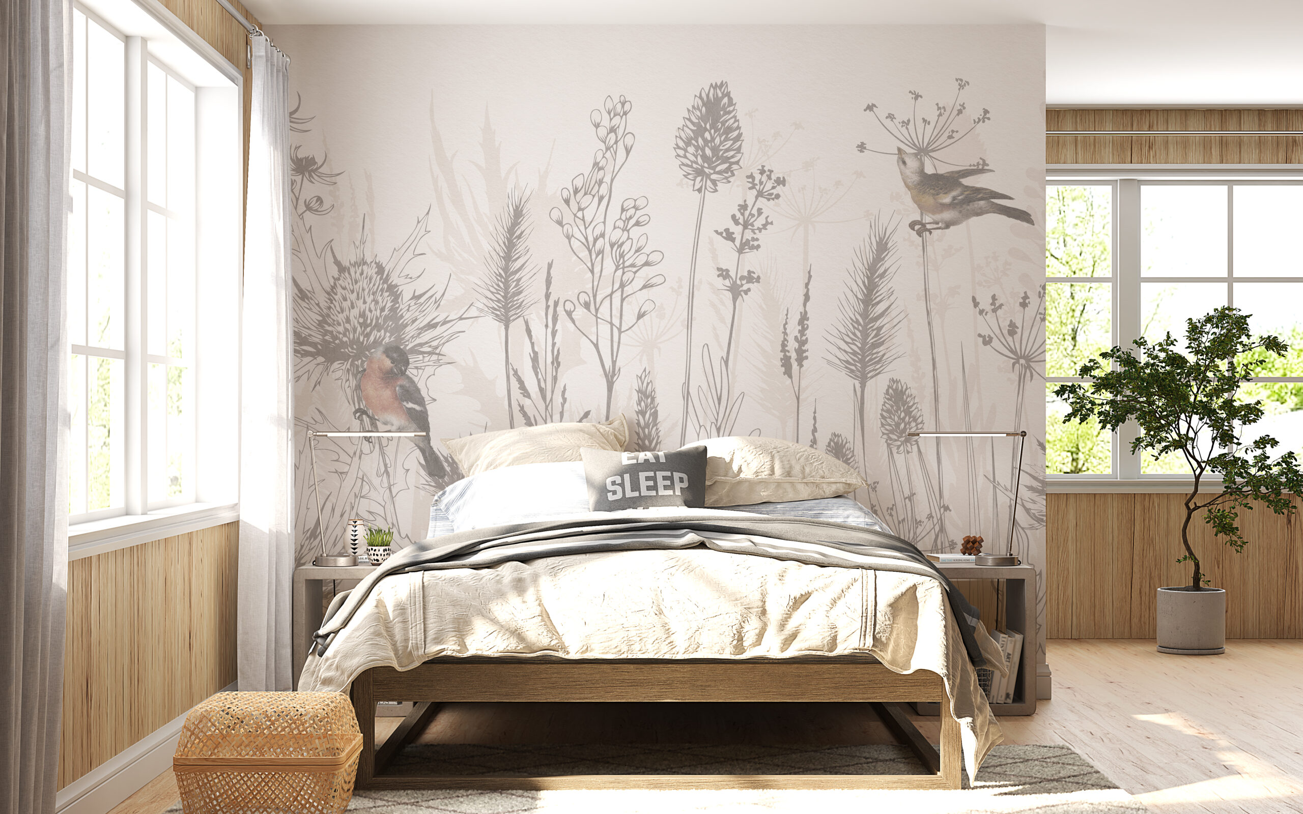 Foto murale Livadh i Ndritshëm