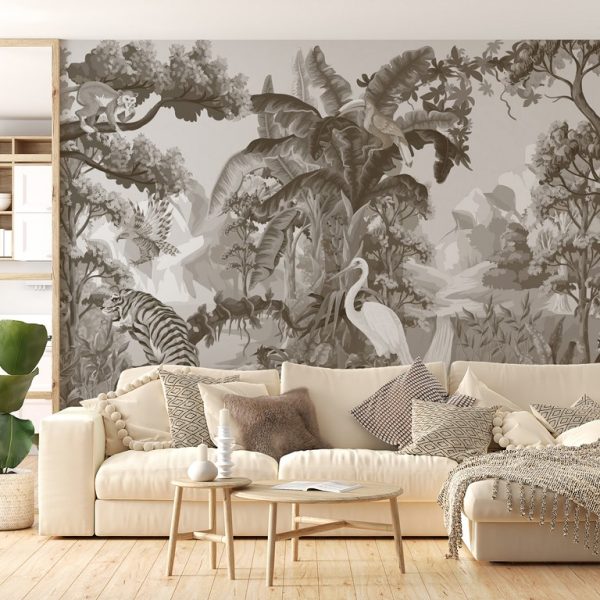 Foto murale Xhungël Monokrome