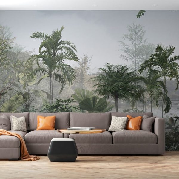 Foto murale Liqeni në xhunglën tropikale