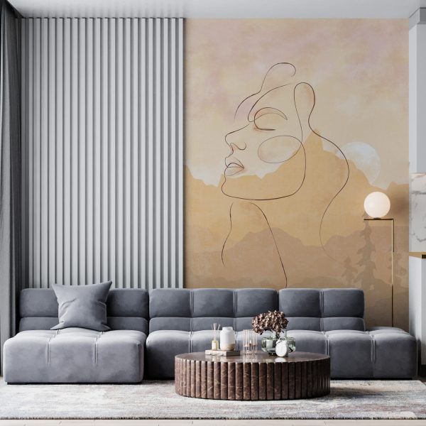 Foto murale Gruaja në Male