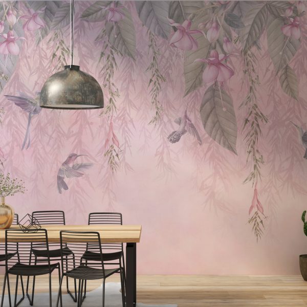 Foto murale Kolibrat në Lule