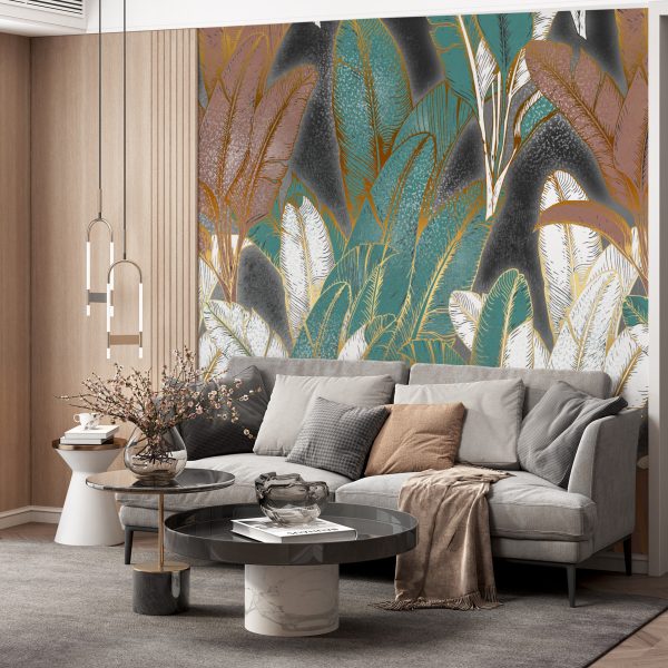 Foto murale Mozaik me Pupla Shumëngjyrëshe