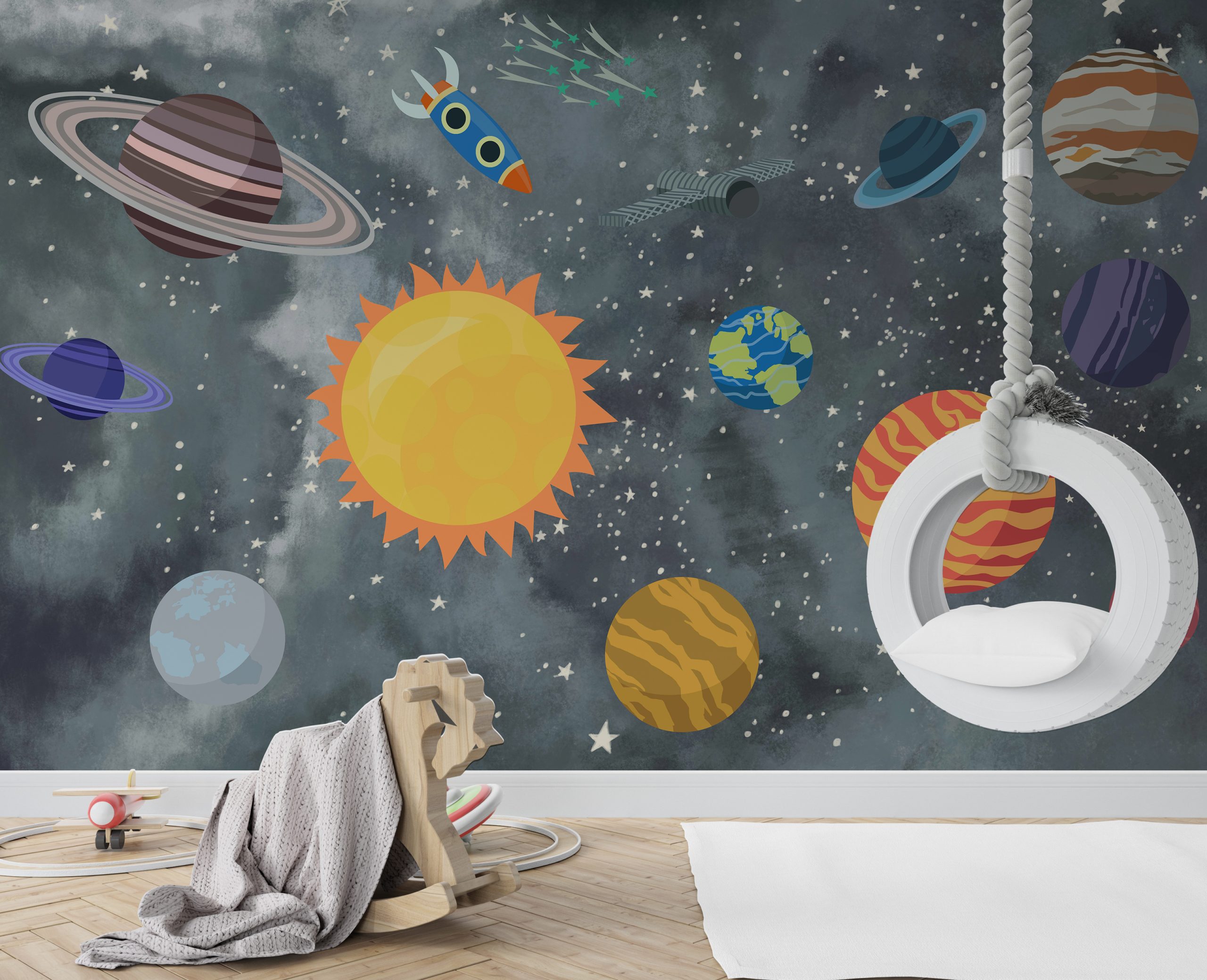 Foto murale Hapësirë shumëngjyrëshe