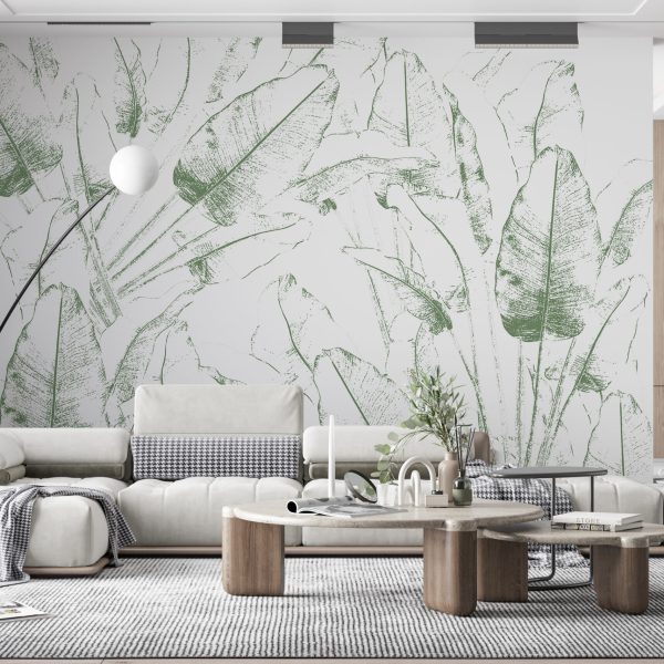 Foto murale Konturet e gjetheve të fikut