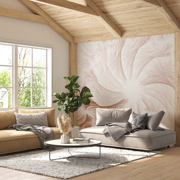 Foto murale Rozetë kremi