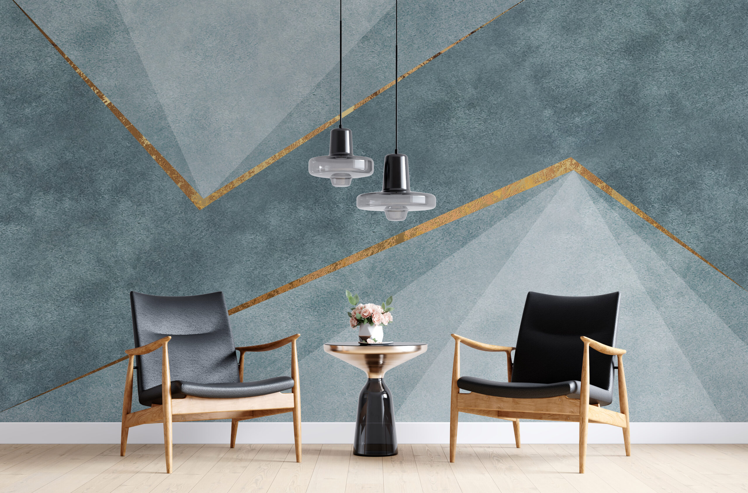 Foto murale Vija të shtrembëra