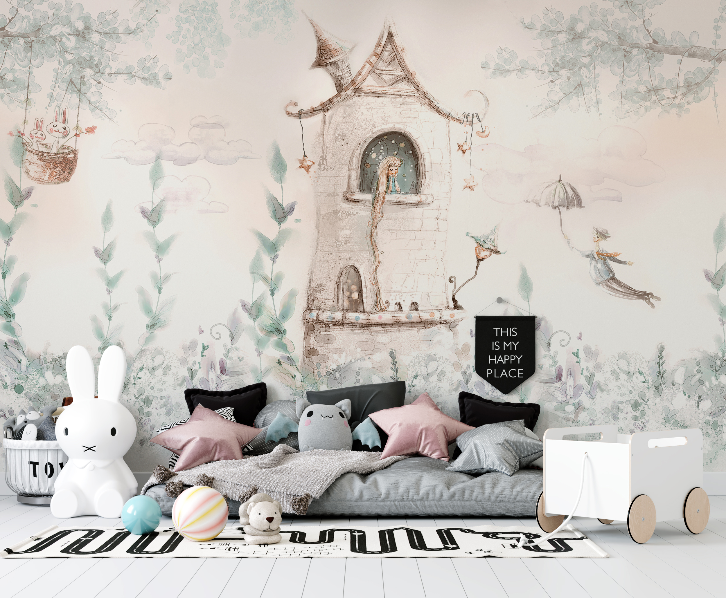 Foto murale Princesha në Kullë