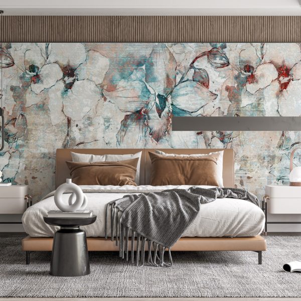 Foto murale Lule të pikturuara me vija