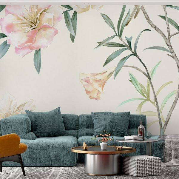 Foto murale Lule në një sfond të çelët