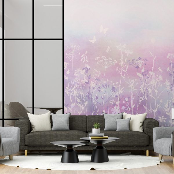 Foto murale Lule të egra në rozë