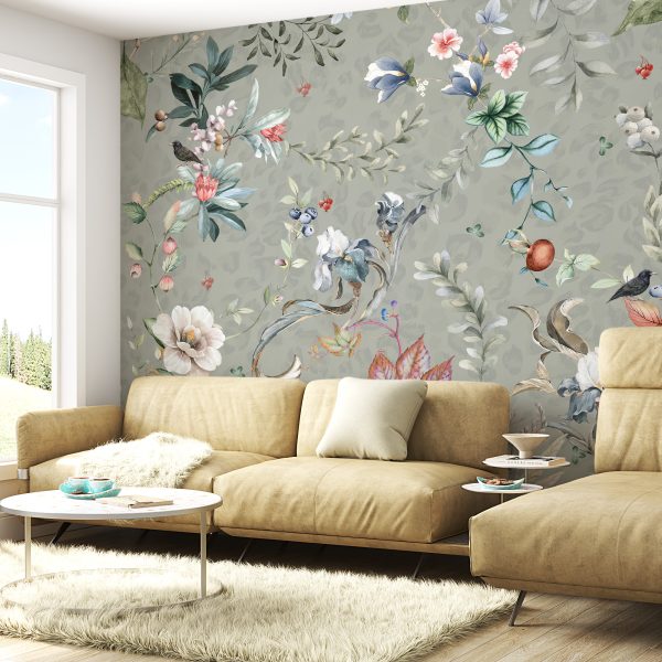 Foto murale Lule dhe Gjethe