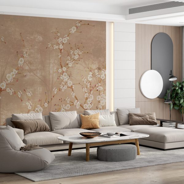 Foto murale Lule në ngjyrë kafe