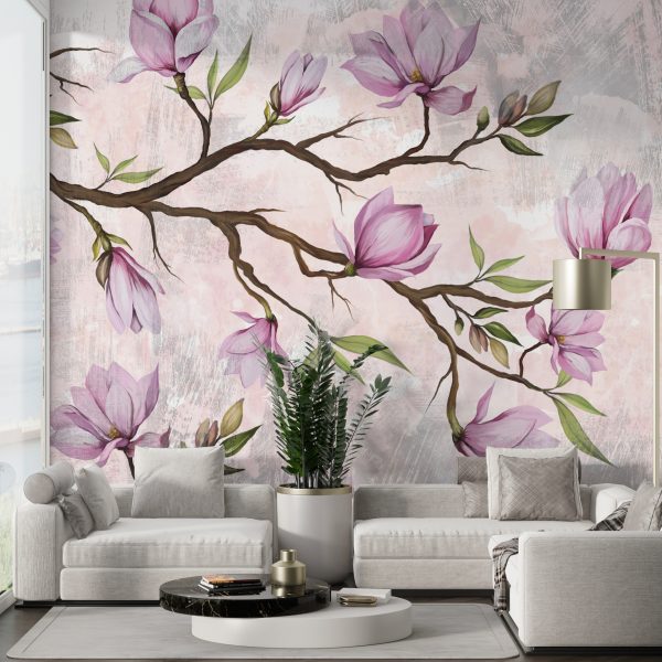 Foto murale Magnolia që lulëzon