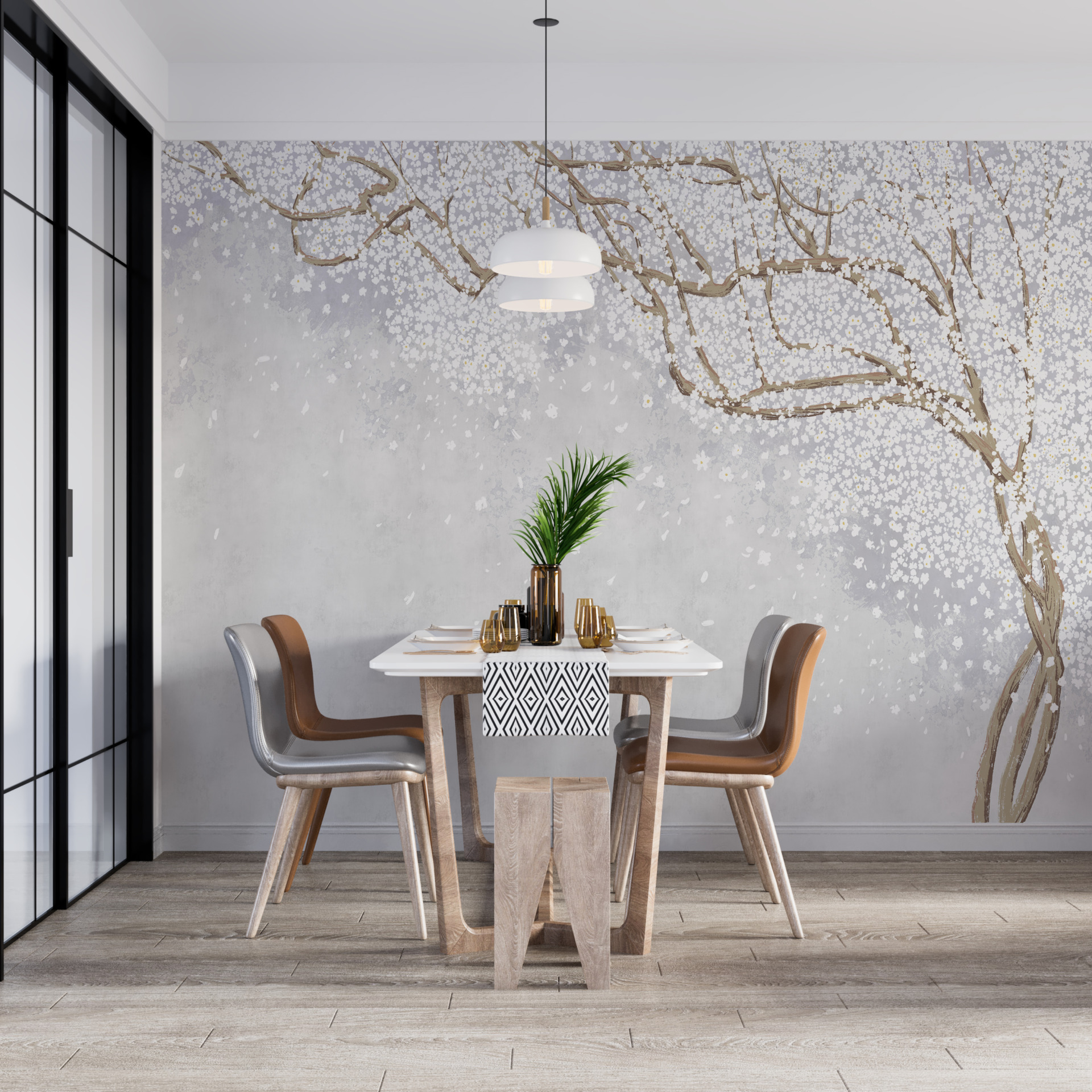 Foto murale Pema e lulëzuar e sakurës