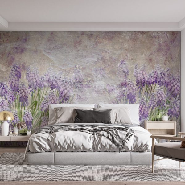 Foto murale Livadh me Lule të Vjollca