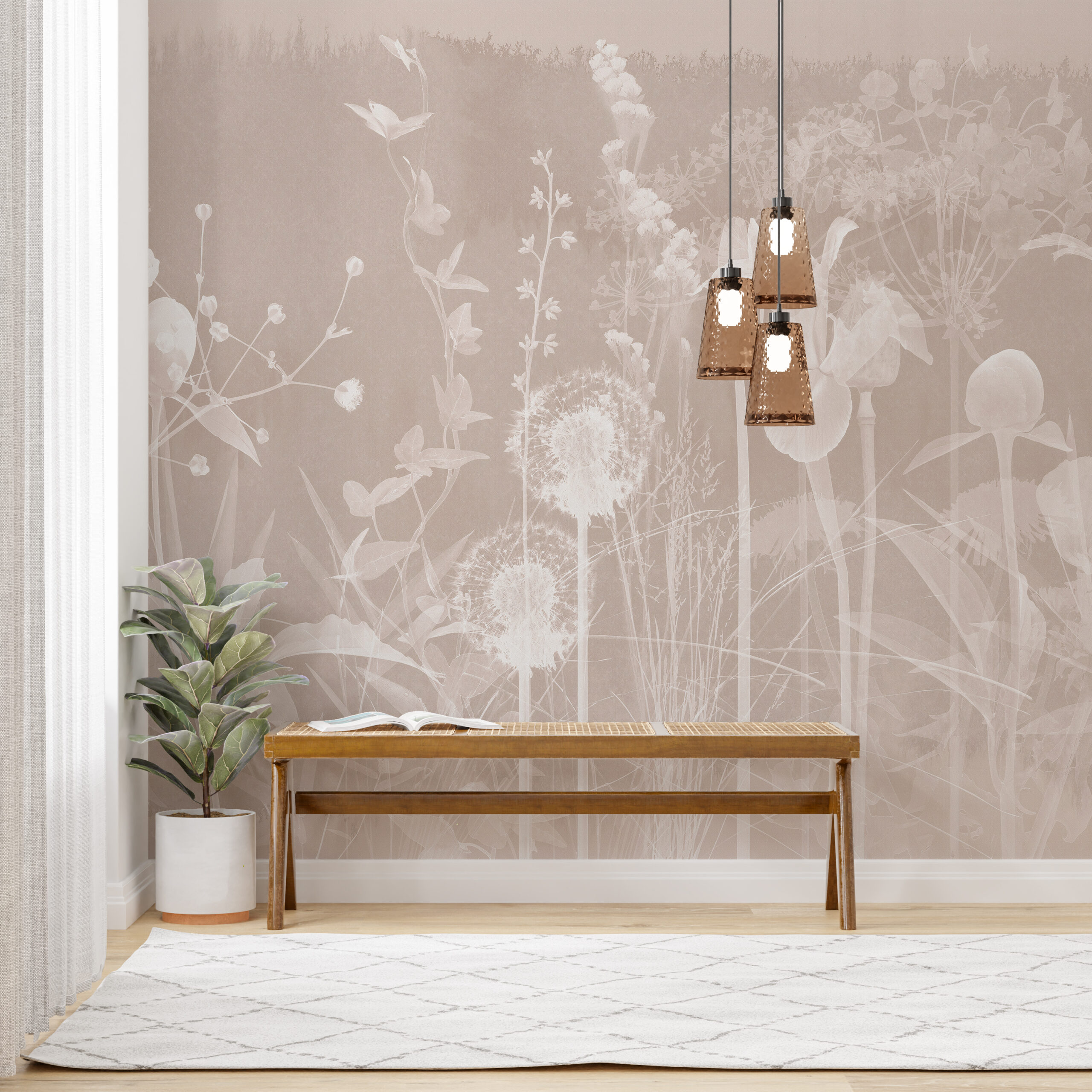 Foto murale Livadh në Negativ