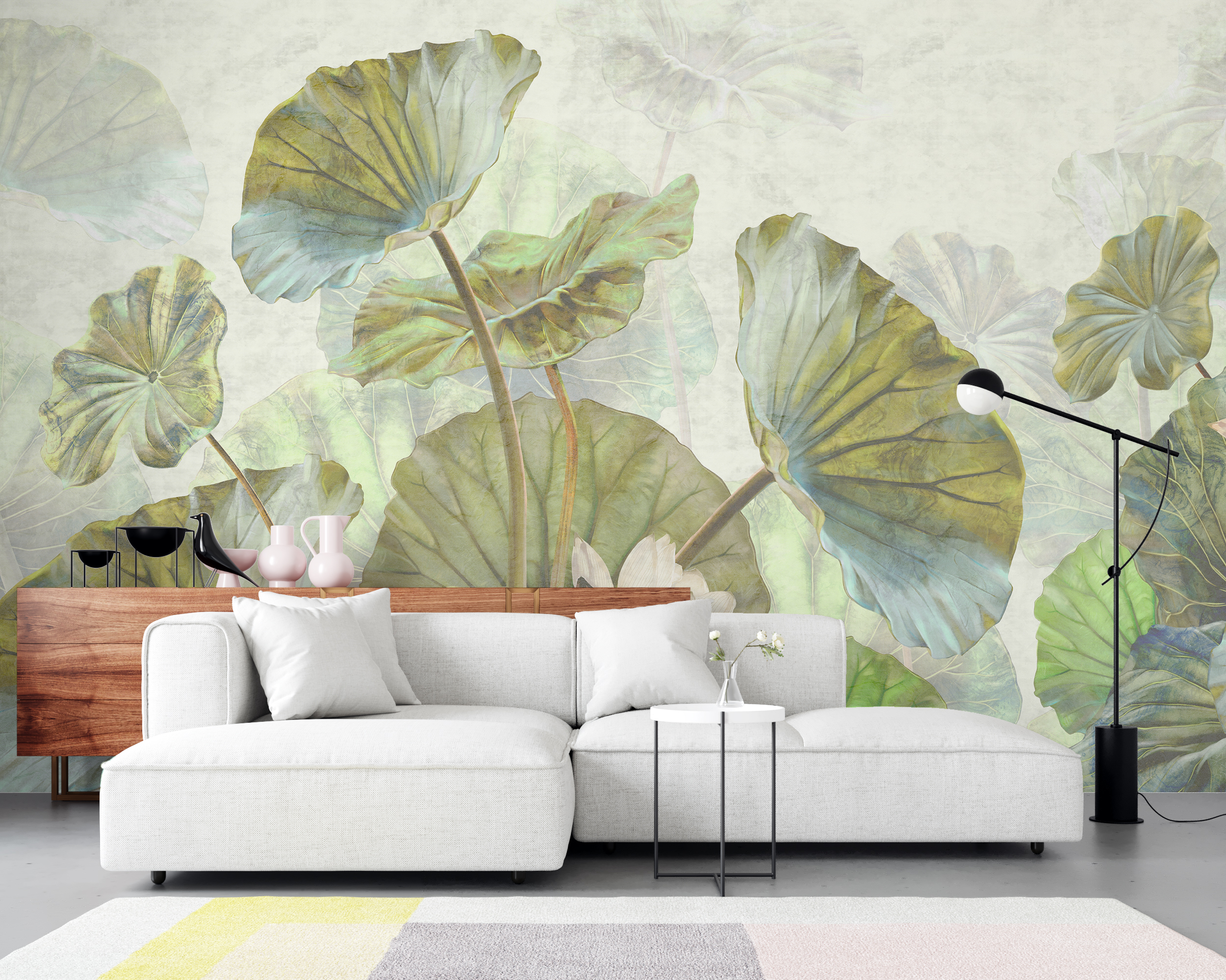 Foto murale Pyll me gjethe uji