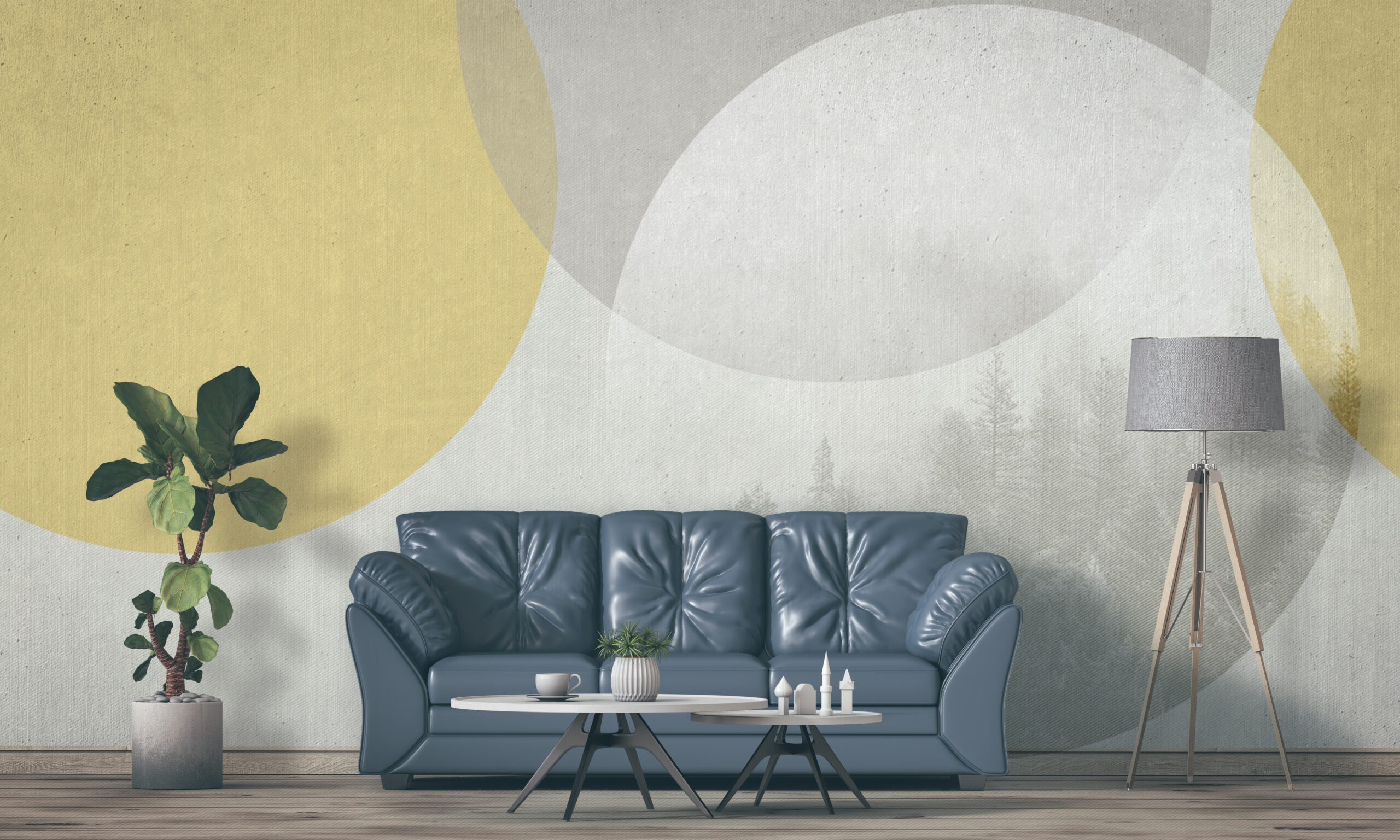 Foto murale Pyll i mbyllur në një rreth