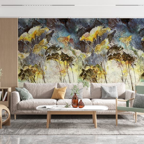 Foto murale Pyll me bimë të verdha