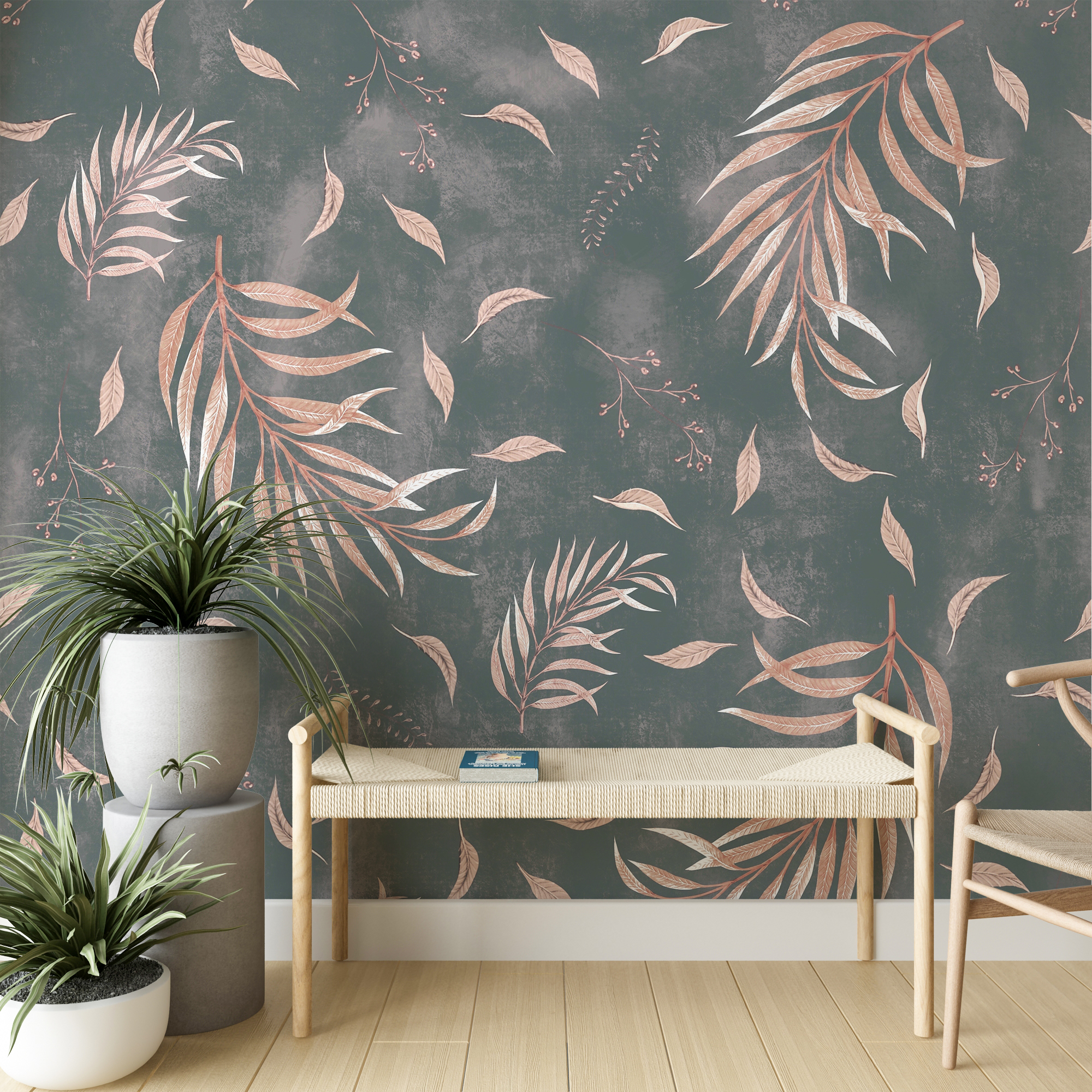 Foto murale Gjethe fluturuese