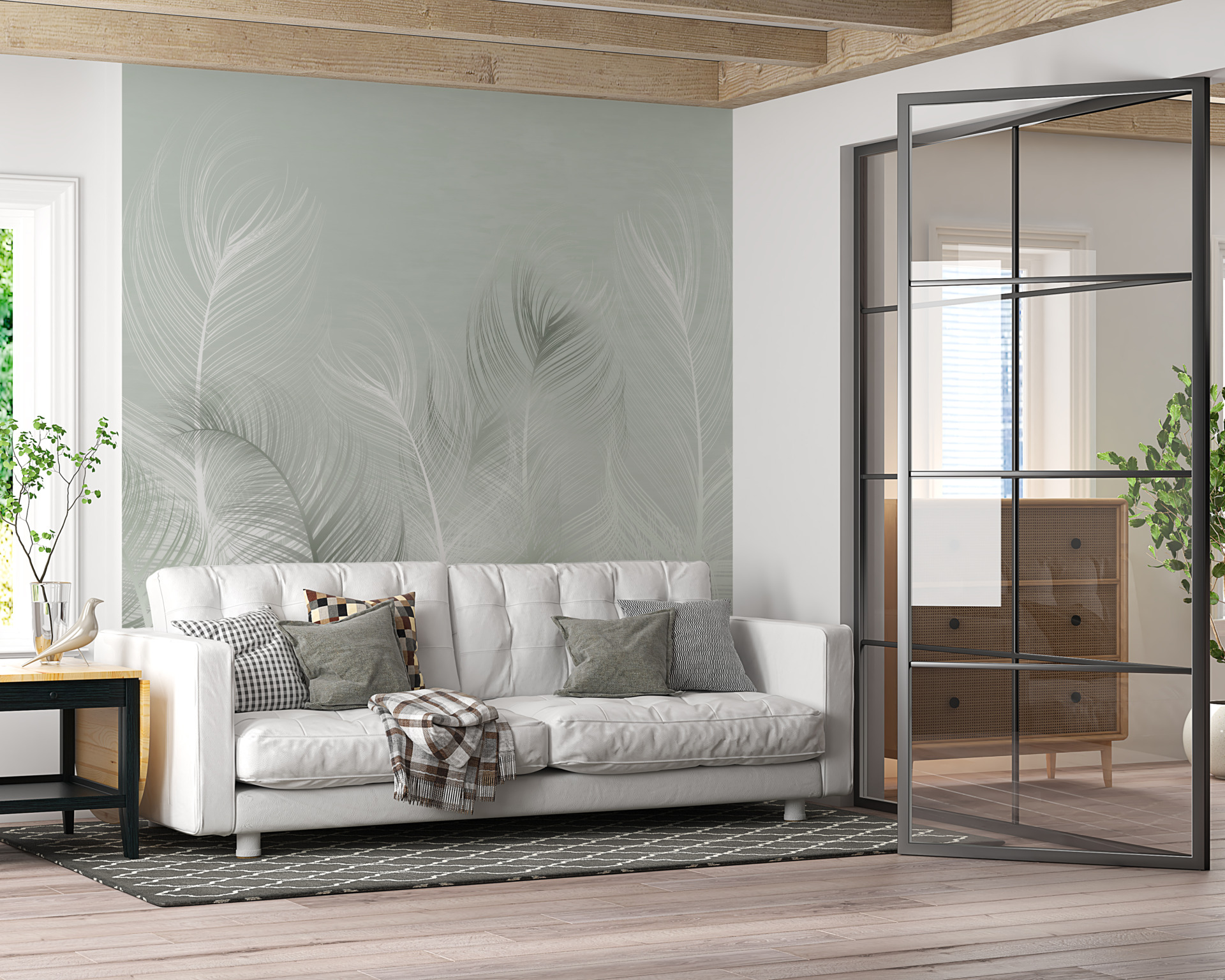 Foto murale Lehtësia e pendëve