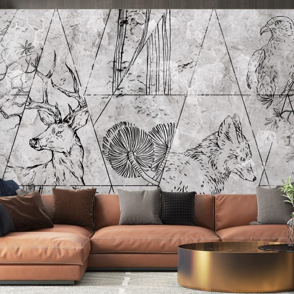 Foto murale Gjeometria e Pyllit