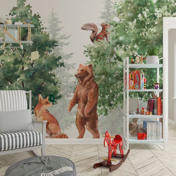 Foto murale Lojë pylli