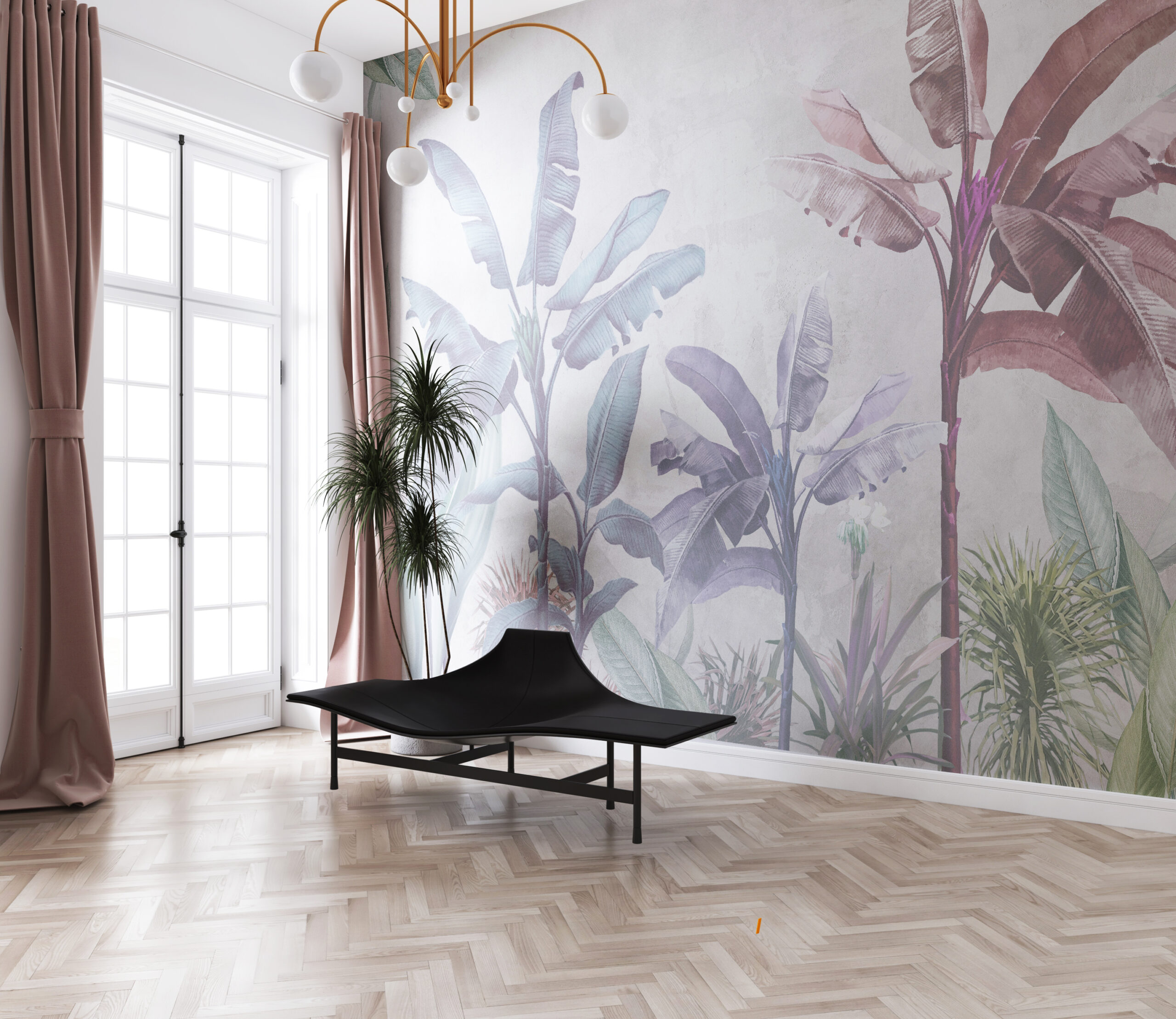 Foto murale Gjethe bananeje