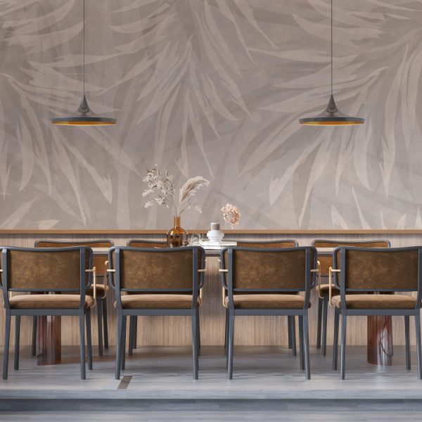 Foto murale Gjethe në Mur