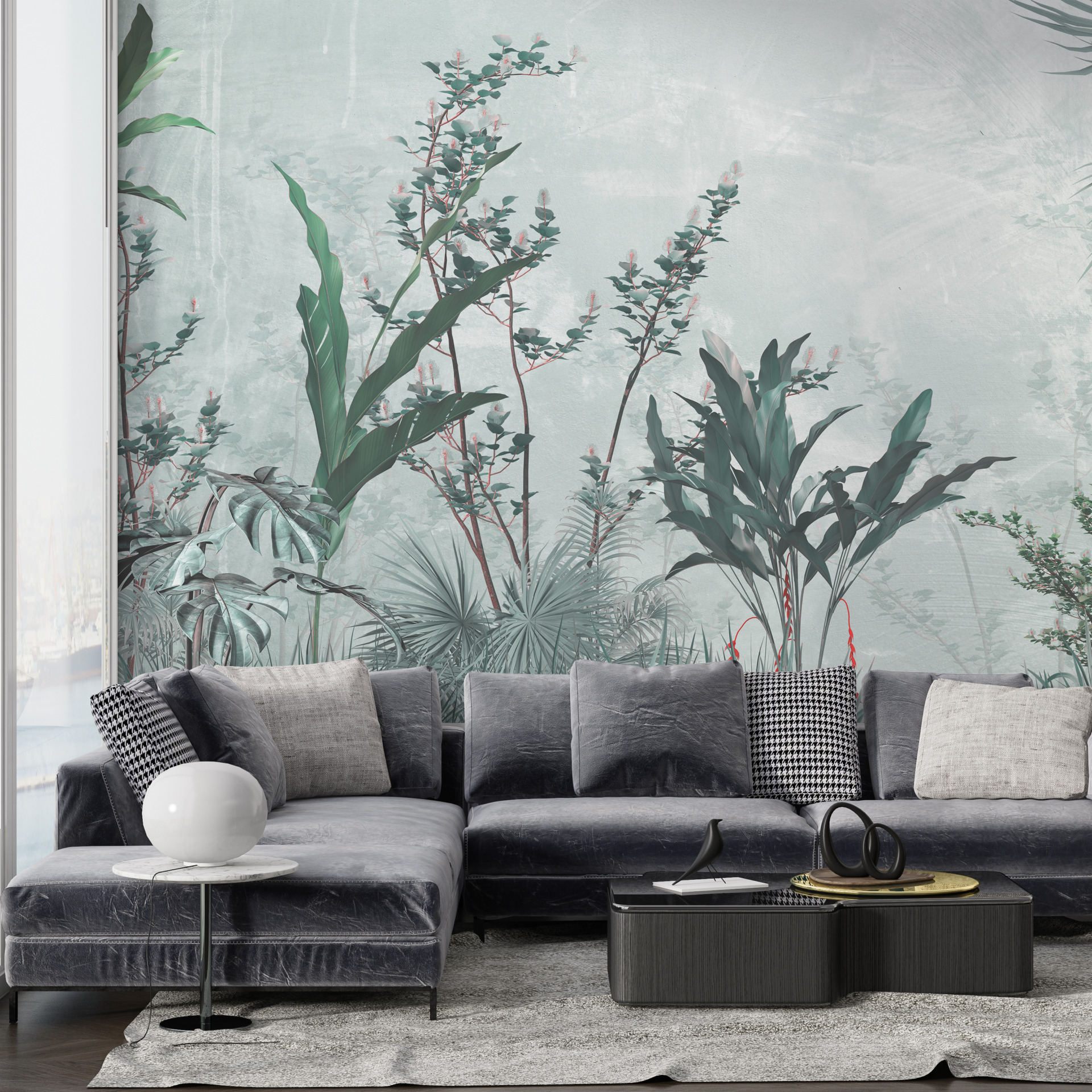 Foto murale Gjethe dhe Barëra