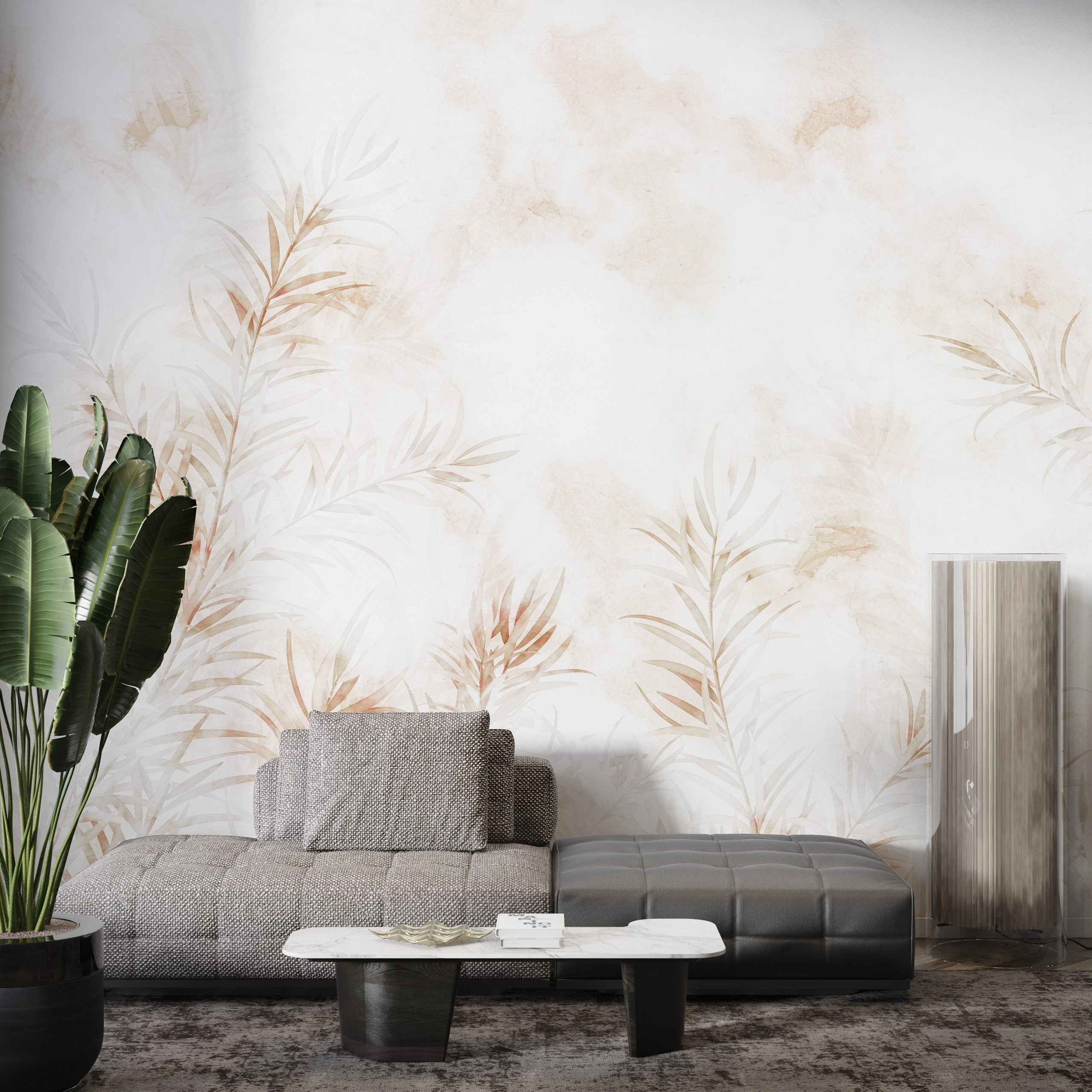 Foto murale Gjethe në të Bardha