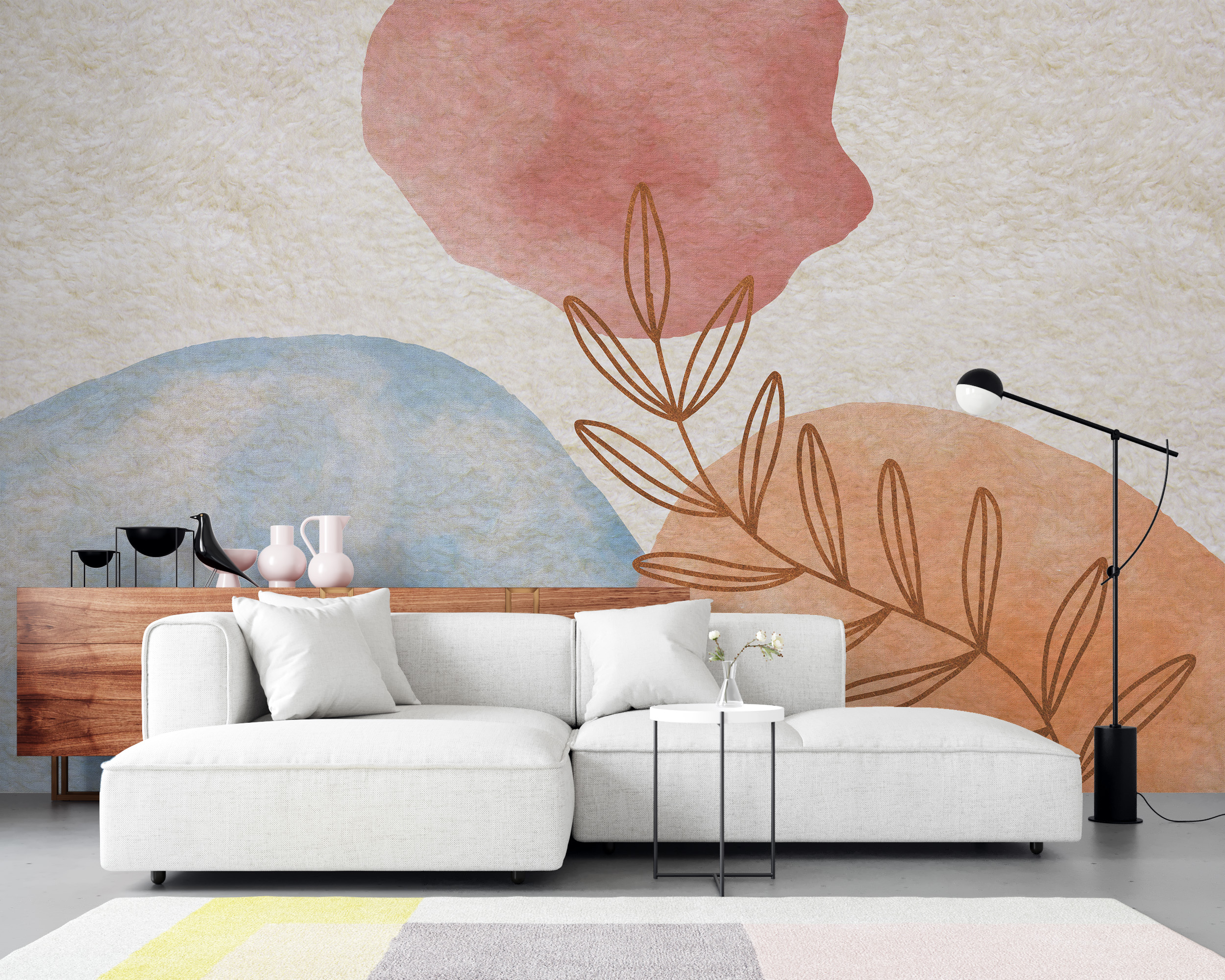 Foto murale Gjethe dhe palma