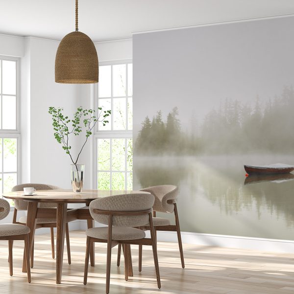 Foto murale Varkë në liqen