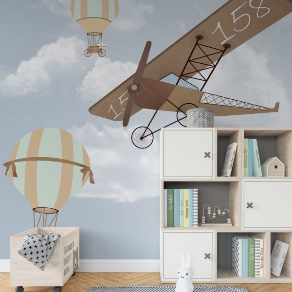 Foto murale Fluturim me aeroplan