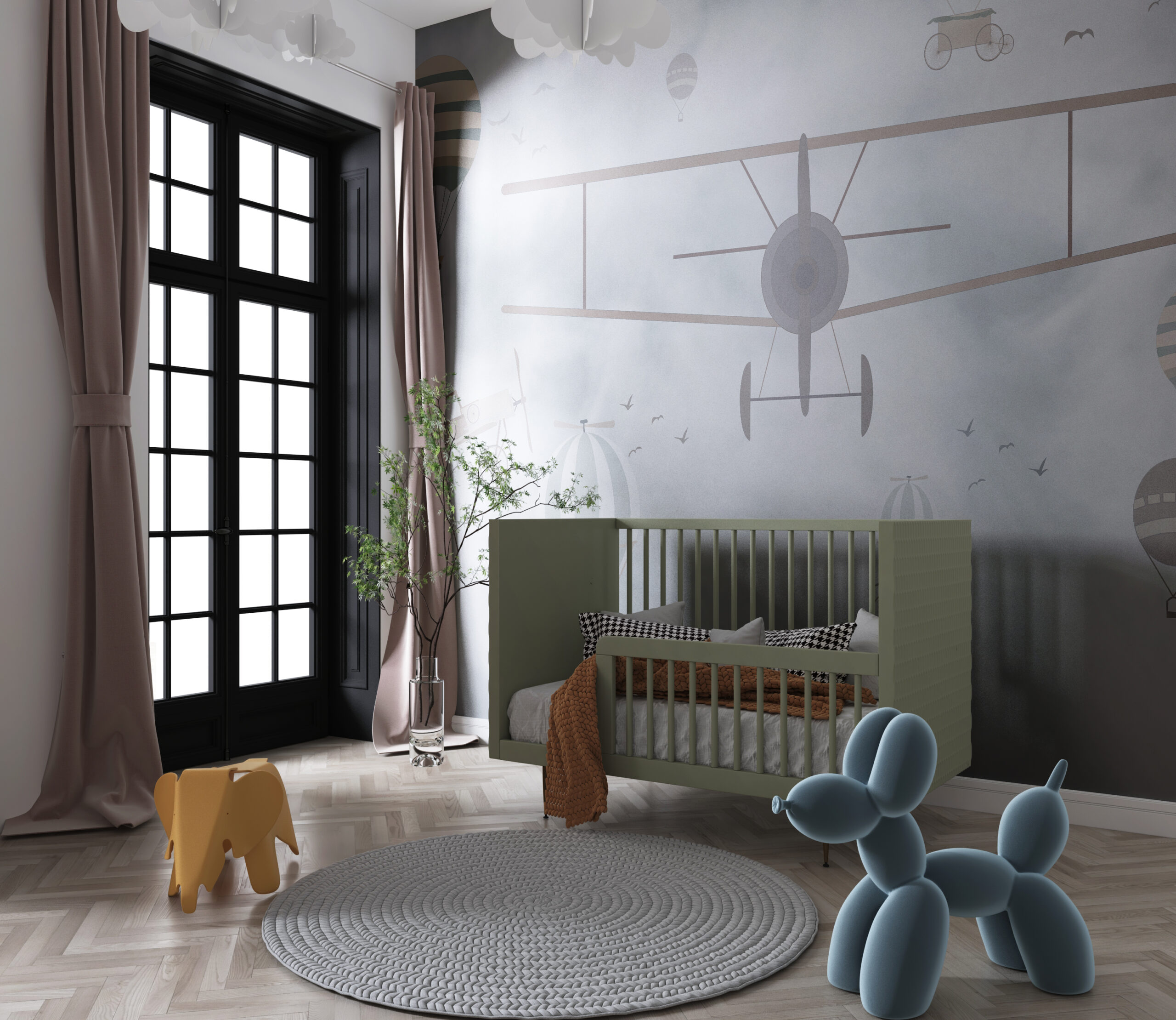 Foto murale Fluturim me dy aeroplanë